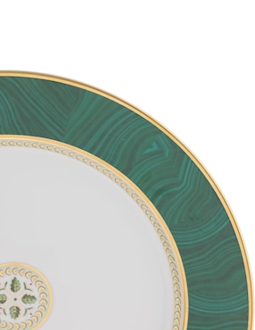 Platón Bernardaud Constance Malachit de porcelana