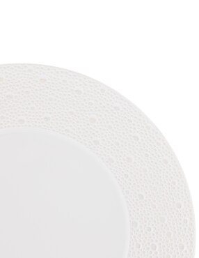 Plato trinche Bernardaud Ecume de porcelana