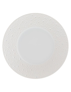 Plato pan Bernardaud Ecume de porcelana