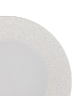 Plato hondo Bernardaud Ecume de porcelana