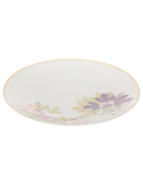 Plato Ensalada Bernardaud Jardin Indien De Porcelana