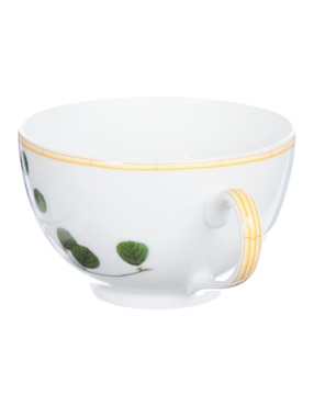 Set de tazas terno Bernardaud Jardin Indien 8 piezas