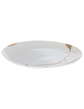 Platón Bernardaud Kintsugi de porcelana