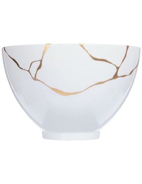 Ensaladera Bernardaud Kintsugi de porcelana