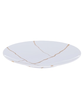 Set platos Bernardaud Kintsugi de porcelana 6 piezas