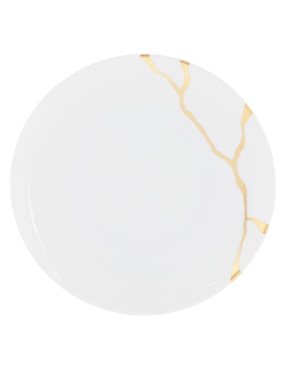 Plato pan Bernardaud Kintsugi de porcelana