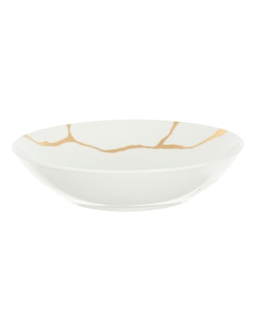 Plato sopa Bernardaud Kintsugi de porcelana