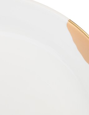 Plato hondo Bernardaud Kintsugi de porcelana