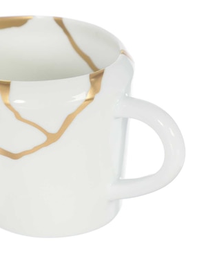 Cremera Bernardaud Kintsugi de porcelana