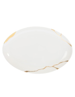 Platón Bernardaud Kintsugi de porcelana