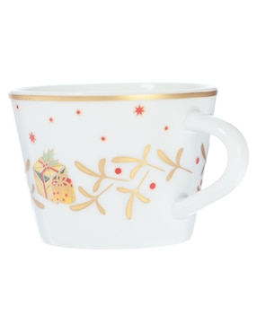 Taza terno Bernardaud Espresso Noel 2 piezas