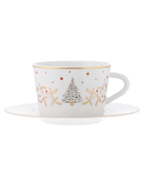 Taza Terno Bernardaud Noel 2 Piezas