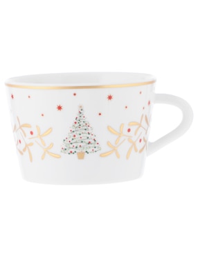 Taza terno Bernardaud Noel 2 piezas