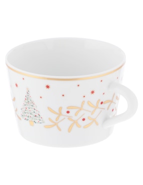 Taza terno Bernardaud Noel 2 piezas