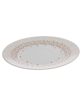 Plato Trinche Bernardaud Noel De Porcelana