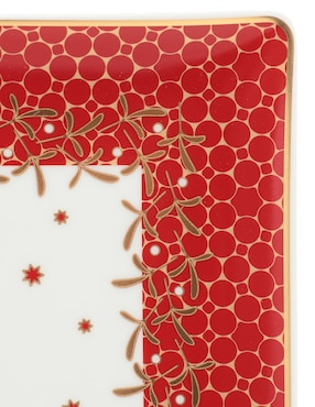 Bandeja decorativa Bernardaud Noel de porcelana
