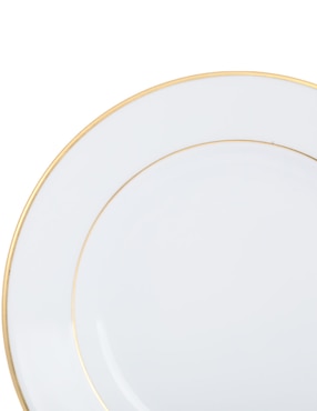 Plato pan Bernardaud Palmyre de porcelana