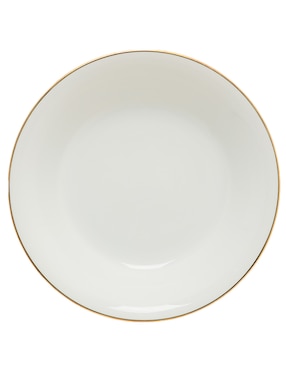 Plato hondo Bernardaud Palmyre de porcelana