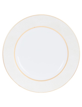 Plato pan Bernardaud Sauvage de porcelana