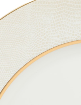 Plato trinche Bernardaud Sauvage de porcelana