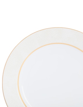 Plato ensalada Bernardaud Sauvage de porcelana