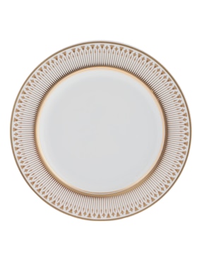 Plato pan Bernardaud Soleil Levant de porcelana
