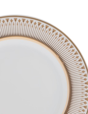Plato pan Bernardaud Soleil Levant de porcelana