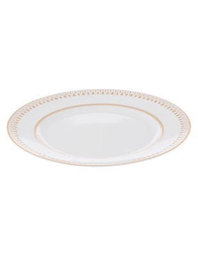 Plato Trinche Bernardaud Soleil Levant De Porcelana