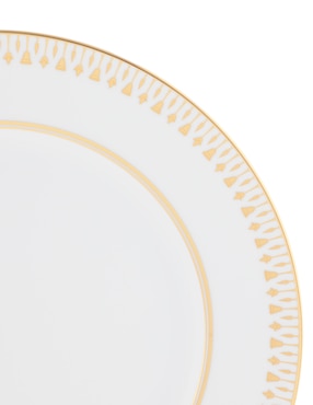Plato trinche Bernardaud Soleil Levant de porcelana