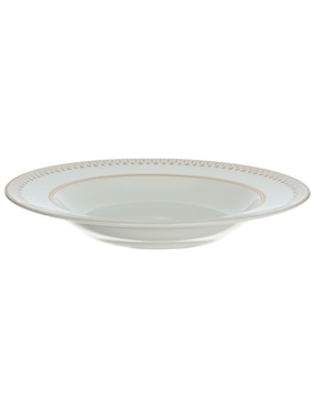 Plato sopa Bernardaud Soleil Levant de porcelana