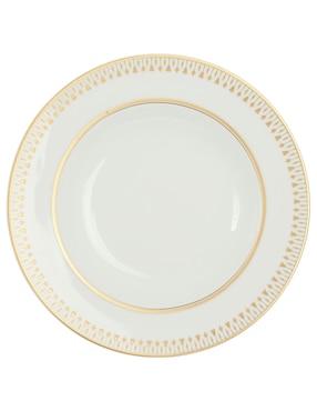 Plato sopa Bernardaud Soleil Levant de porcelana