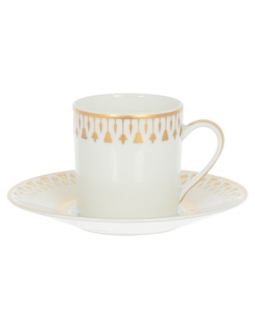 Taza Terno Bernardaud Soleil Levant 2 Piezas