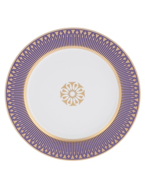 Set platos Bernardaud Soleil Levant de porcelana
