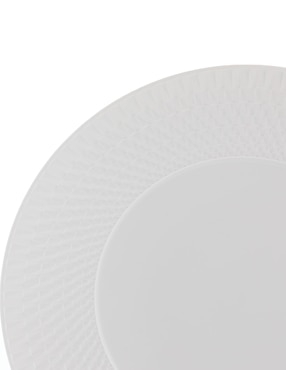 Platón Bernardaud Twist de porcelana