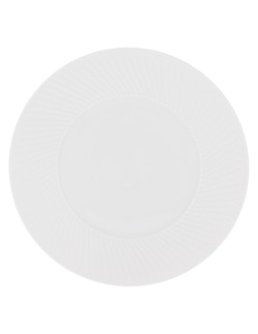 Plato trinche Bernardaud Twist de porcelana