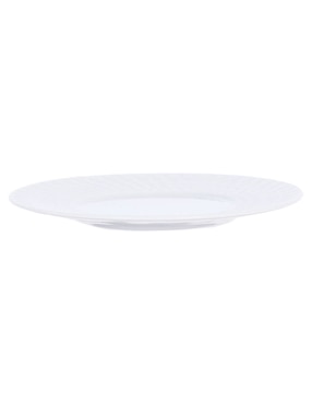 Plato pan Bernardaud Twist de porcelana