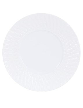 Plato pan Bernardaud Twist de porcelana