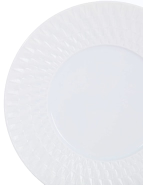 Plato pan Bernardaud Twist de porcelana