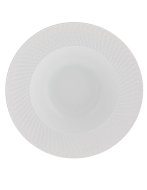 Plato sopa Bernardaud Twist de porcelana