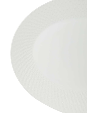 Platón Bernardaud G Twist de porcelana