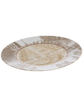 Plato Trinche Bernardaud Versailles Enchante De Porcelana