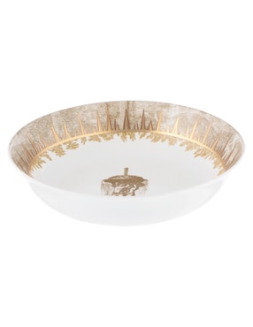 Plato hondo Bernardaud Versailles Enchante de porcelana