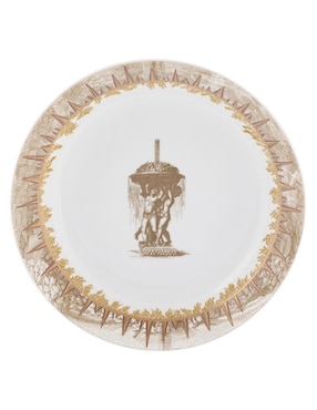 Plato hondo Bernardaud Versailles Enchante de porcelana