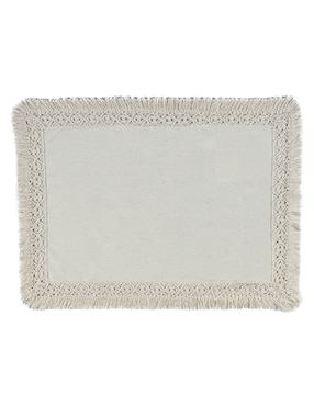 Mantel Individual Rectangular De Algodón Luxury Linens Golden