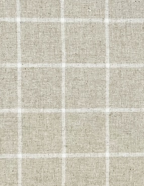 Mantel individual rectangular de lino Luxury Linens Country