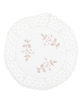Carpeta redondo de poliéster Home Elegance Margaritas