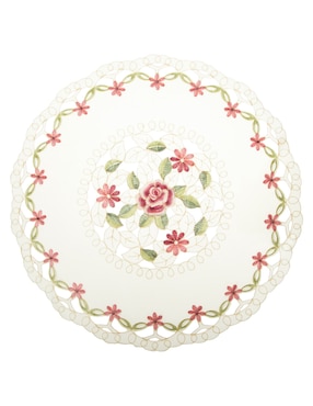 Carpeta Redonda Home Elegance Garden