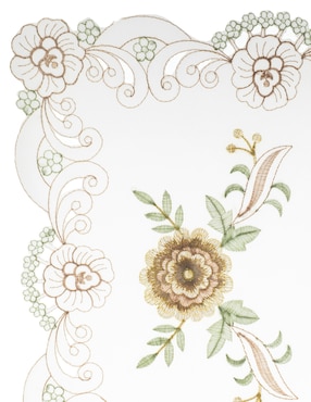 Mantel individual rectangular de poliéster Home Elegance Pensamientos