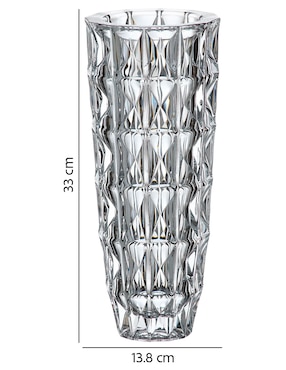 Florero Bohemia Diamond de cristal