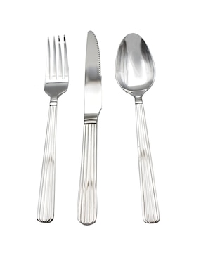 Set cubiertos Alzasi de acero inoxidable 74 piezas